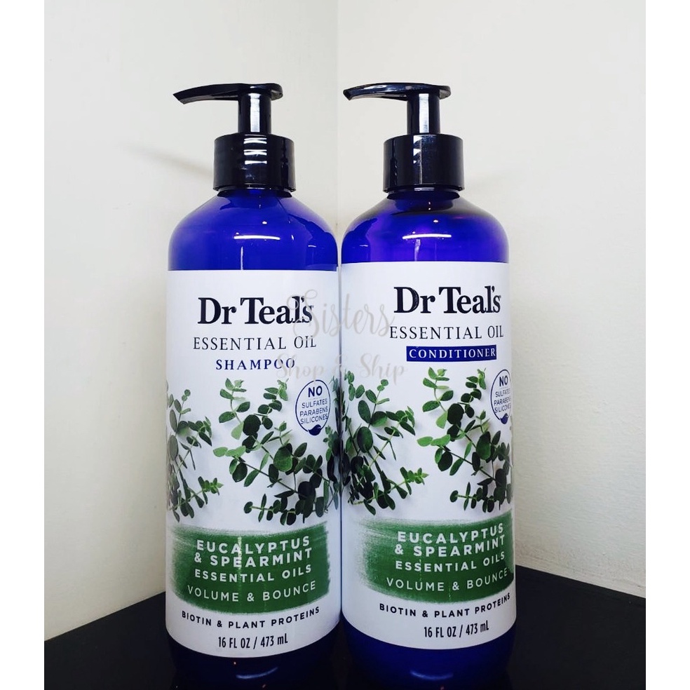 Dr. Teal Essential Oil Shampoo and Conditioner แชมพูและครีมนวดผม ของแท้
