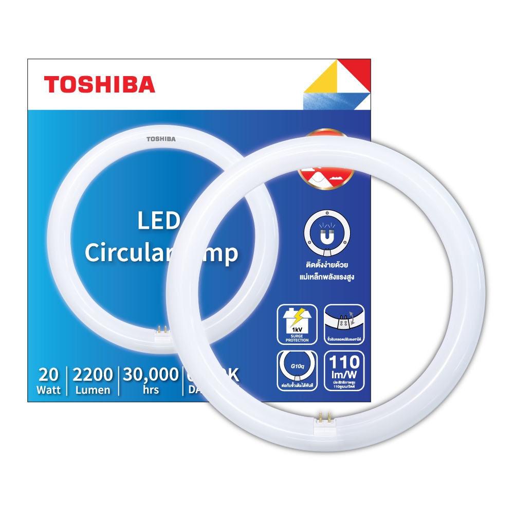 รุ่นขายดี-toshiba-หลอดไฟ-led-circular-lamp-20-วัตต์-แสงสีขาว-daylight