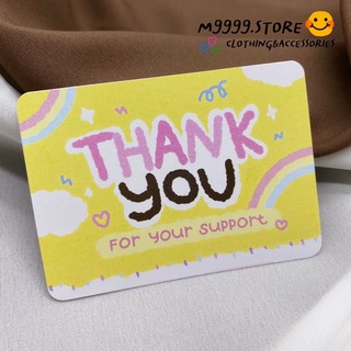 ราคา(ใส่โค้ด UTSCR  ลด 10% ทั้งร้าน) thank you card การ์ดขอบคุณลูกค้า