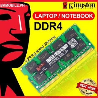 Ssd Kingston หน่วยความจําแล็ปท็อป โน้ตบุ๊ก DDR4 RAM 4GB 8GB 16GB 2400Mhz 2666Mhz SODIMM 1.2V 260pin