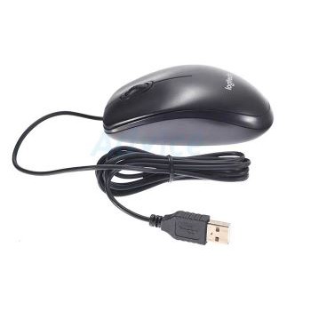 เม้าส์ยูเอสบี-logitech-b100-optical-mouse-usb-black