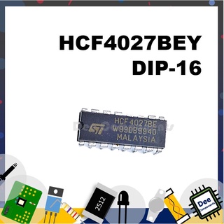 HCF4027 Logic - IC DIP-16  4.5 - 15.5 V -55°C TO 125°C HCF4027BEY STMicroelectronics  6-4-10