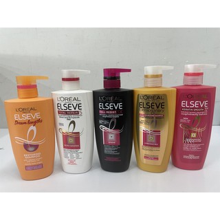 (5 สูตร) LOréal Paris Elseve Shampoo ลอรีอัล ปารีส เอลแซฟ ผลิตภัณฑ์แชมพูสระผม 450 มล.