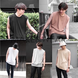 รูปภาพขนาดย่อของลดทันที 5%  เสื้อแขนกุด พร้อมส่ง  เสื้อแขนกุดผู้ชาย เสื้อแขนกุดผู้หญิงลองเช็คราคา