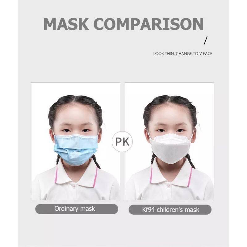 พร้อมส่ง-kf94หน้ากากอนามัยเด็ก-1แพคมี-10ชิ้น-30-เท่านั้น