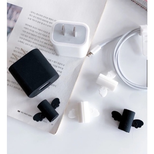 พร้อมส่ง-ตัวล็อคหัวชาร์จ-สายชาร์จ-สำรับ-apple-18w-20wน่ารักๆ