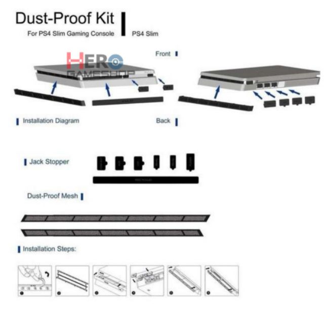 gamers-ชุด-กันฝุ่น-ps4-slim-ยี่ห้อ-dobe-ของแท้