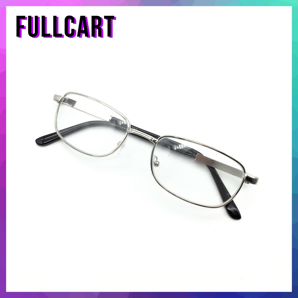 ภาพสินค้าแว่นสายตา แว่นสายตายาว แว่นอ่านหนังสือ เลนส์กระจก พร้อมกล่องใส่แว่นและผ้าเช็ดแว่น By FullCart จากร้าน fullcart842 บน Shopee ภาพที่ 3
