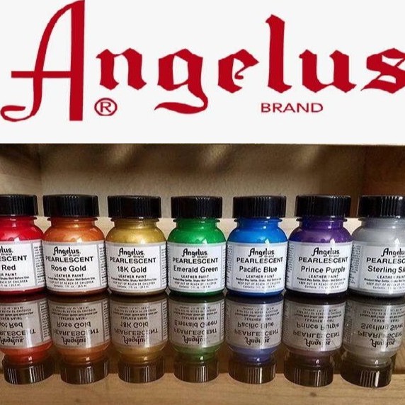 Angelus pearlescent leather paint สี paint ผ้าและหนัง made in usa 🇺🇸 ...