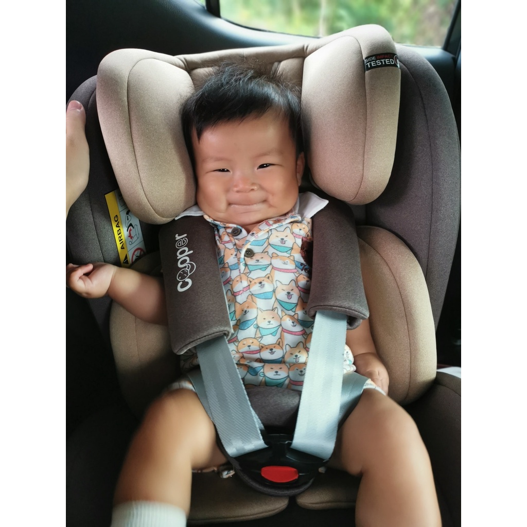 cooper-คาร์ซีทเด็ก-คาร์ซีทคูเปอร์-carseat-รุ่น-cozy-ใช้ได้ตั้งแต่แรกเกิด-7ขวบ-25kg-ติดตั้งด้วยระบบ-belt