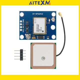 GY- NEO6Mv2 New Neo-6M Gps โมดูล Gps Neo6Mv2 พร้อมรีโมทควบคุม Eeprom Mwc Apm 2.5 ขนาดใหญ่สําหรับ Arduino