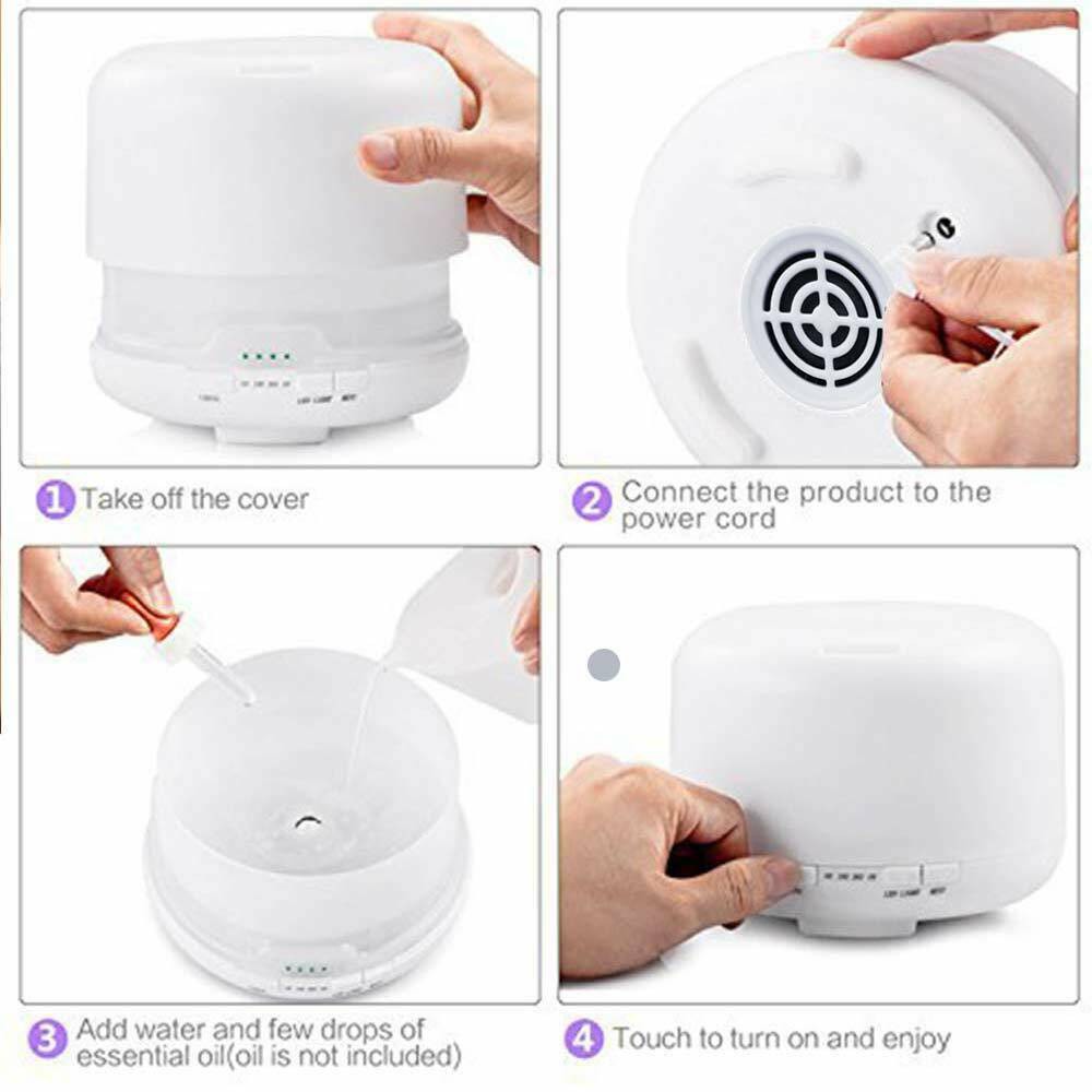 ภาพสินค้าAroma Diffuser Humidifiers เครื่องพ่นไอน้ำ เครื่องพ่นควัน เครื่องฟอกอากาศ เหมาะสำหรับเป็นของขวัญและใช้งานในบ้าน จากร้าน might1112 บน Shopee ภาพที่ 5