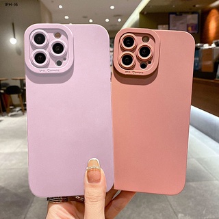 Compatible With iphone 6 6S 7 8 SE Plus 2020 2022 เข้ากันได้ เคสไอโฟน สำหรับ Simple Soft Case เคส เคสโทรศัพท์ เคสมือถือ Shockproof Case Full Cover Protective TPU Shells