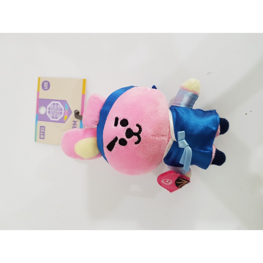 พร้อมส่ง-bts-bt21-keychain-hanbok-พวงกุญแจตุ๊กตาชุดฮันบก-น่ารัก-นำเข้าจากประเทศเกาหลี-ของแท้-100-จาก-line-shop