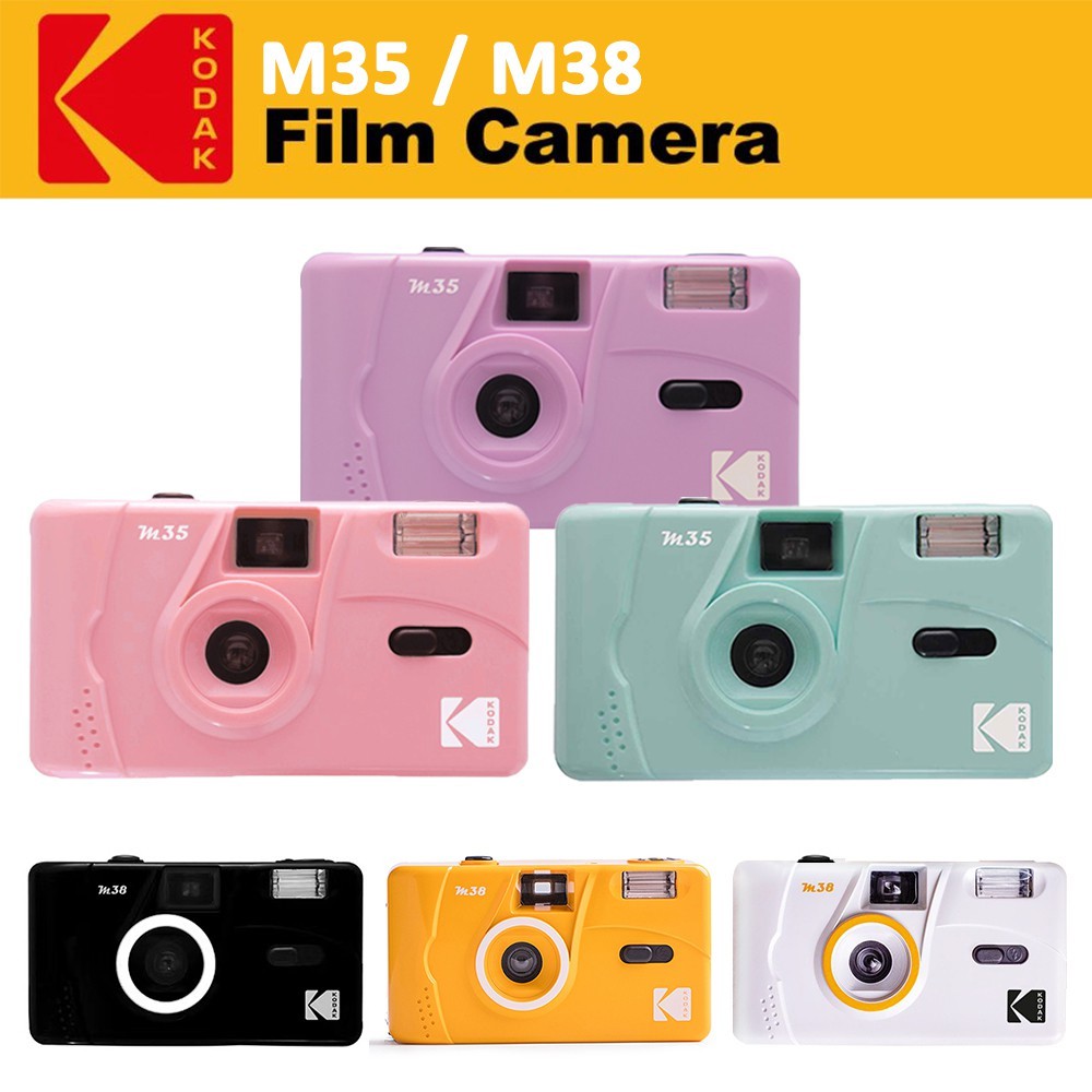 ภาพหน้าปกสินค้าKodak Film Camera M35 / M38 - กล้องฟิล์ม ใช้แล้วเปลี่ยนฟิล์มได้ ไม่ใช่กล้องใช้แล้วทิ้ง จากร้าน photography_shop บน Shopee