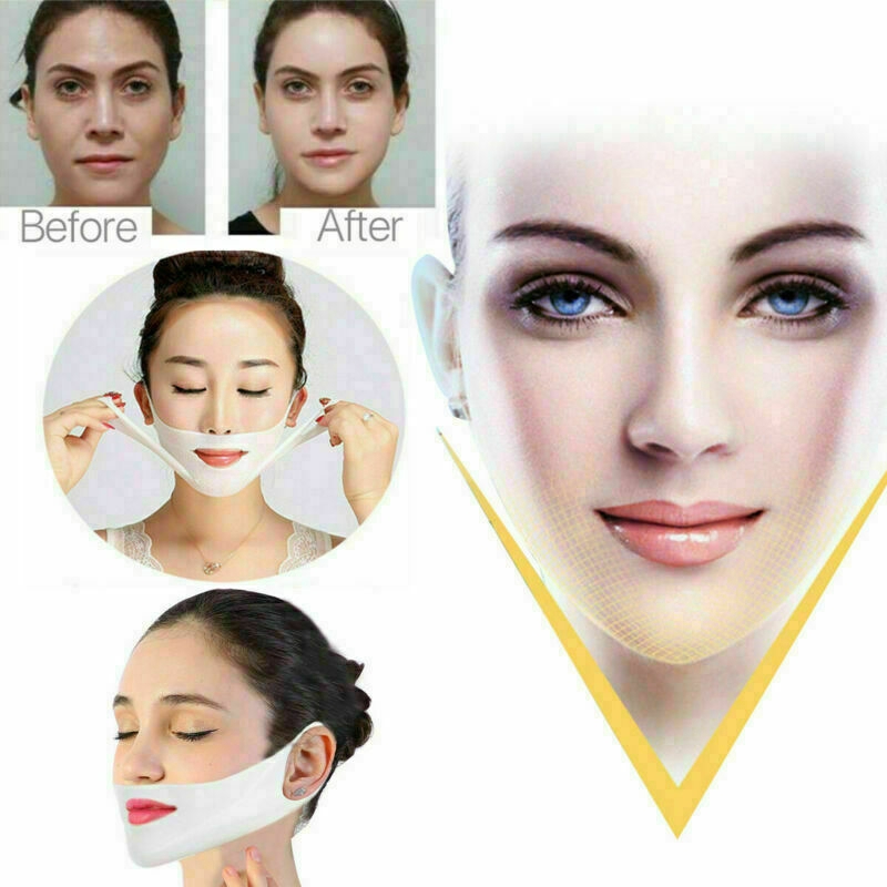 รายละเอียดเกี่ยวกับ-4d-face-lift-v-shape-หน้ากากคอใบหน้าบางคางสองต่อต้านริ้วรอยลบเครื่องมือ