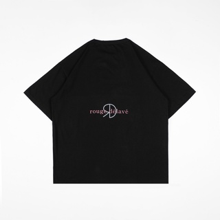 เสื้อยืดคอกลมเสื้อยืด โอเวอร์ไซซ์ พิมพ์ลาย Rouge Delave Black Pink is for EveryoneS-4XL