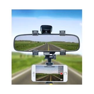 เช็ครีวิวสินค้าที่จับมือถือในรถ แบบยึดกระจกมองหลัง Car Holder Rearview Mirror Mount