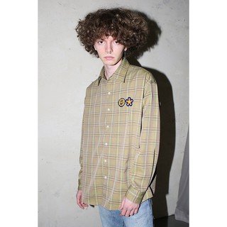 MISTER CHILD - DOUBLE LOGO SHIRTS KHAKIBROWN