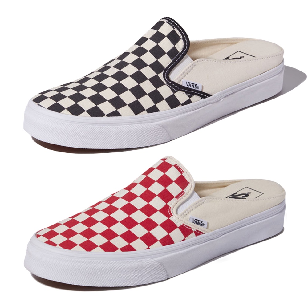 รูปภาพสินค้าแรกของVans รองเท้าผ้าใบ Classic Slip-On Mule Checkerboard (2สี)