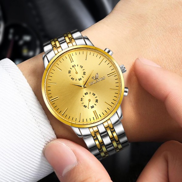 ภาพหน้าปกสินค้าAMELIA AW125 นาฬิกาผู้ชาย นาฬิกา ORLANDO วินเทจ ผู้ชาย นาฬิกาข้อมือผู้หญิง นาฬิกาข้อมือ นาฬิกาควอตซ์ Watch สายสแตนเลส จากร้าน amelia_sp บน Shopee
