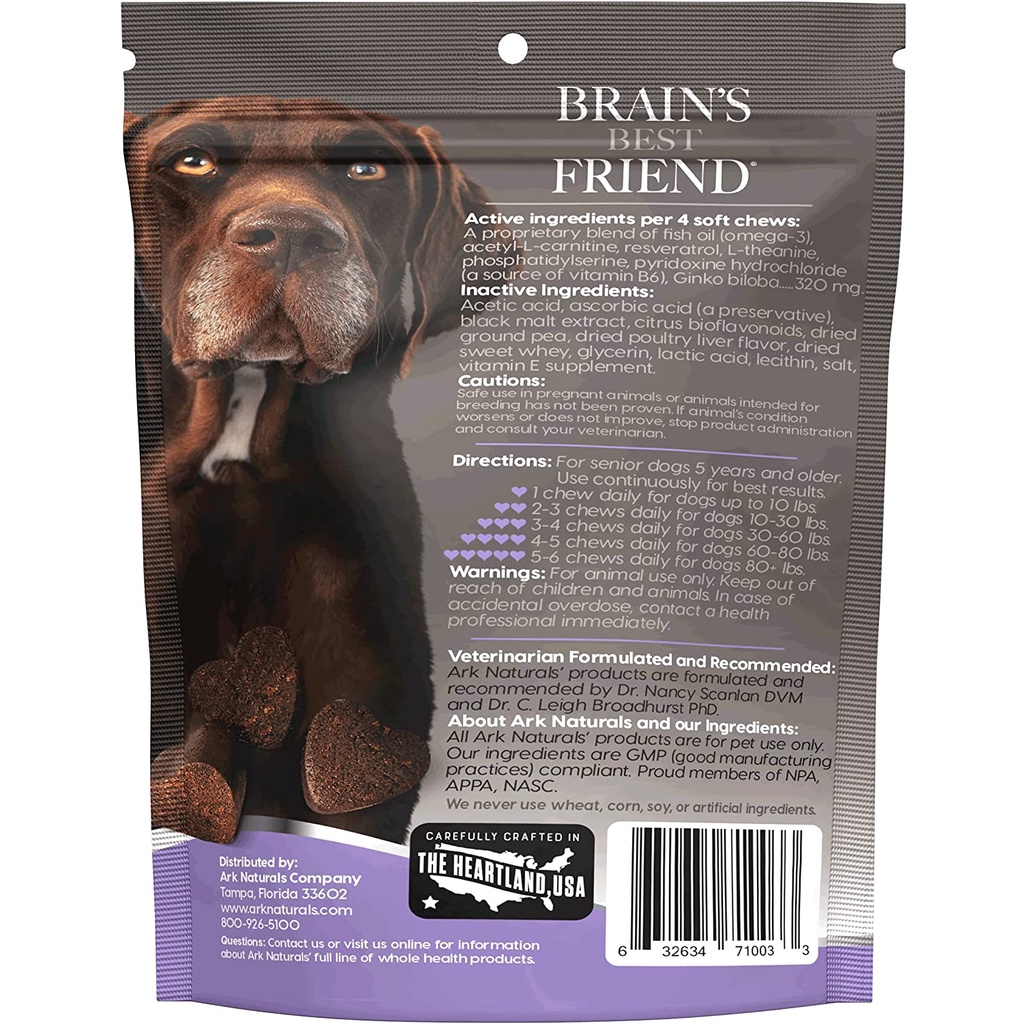 ภาพหน้าปกสินค้า(90เม็ด) Brain Best สุนัข บำรุงฟื้นฟู สมอง ความจำ หลงๆลืมๆ หอน เดินวน ตอบสนองเชื่องช้า ชักบ่อย จากร้าน mypuppy_petshop บน Shopee
