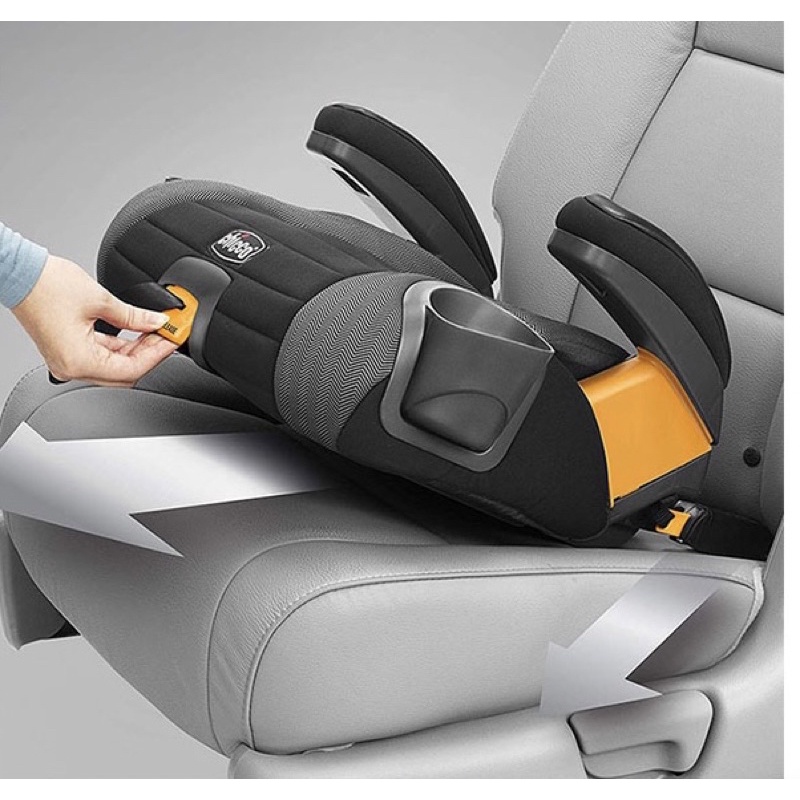 ภาพสินค้าCHICCO Go Fit Plus Backless Booster Car Seat คาร์ซีท แบบเบาะนั่งเสริม จากประเทศอิตาลี จากร้าน sntrading บน Shopee ภาพที่ 5