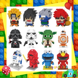 สินค้า ตัวต่อ เลโก้ นาโน การ์ตูน เซ็ท 3 Nanoblock Cartoon Size M Set 3