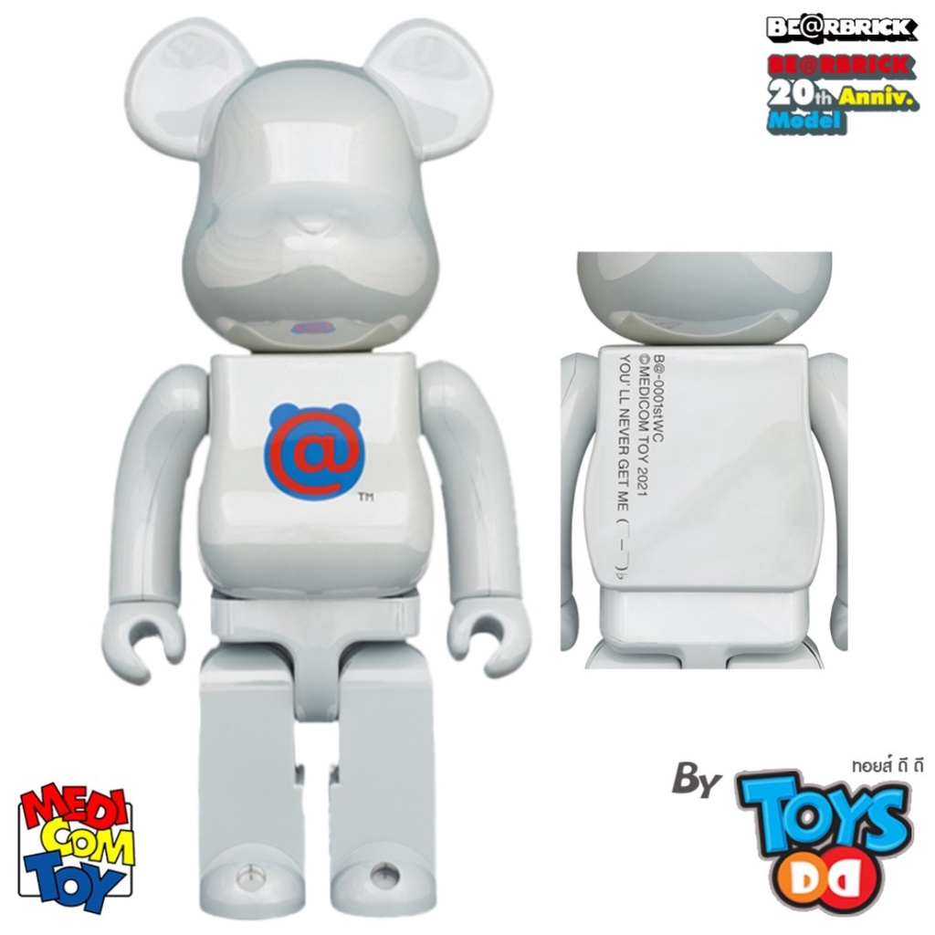 Be@rbrick 1000%, 400% 1st Model White Chrome | Shopee Thailand Be@rbrick 1000%, 400% 1st Model White Chrome | Shopee Thailand