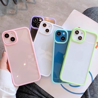 พร้อมส่ง🇹🇭เคสโทรศัพท์มือถือแบบใส TPUนิ่ม สำหรับไอโฟน i13 i13mini i13pro i13promax cover For phone silicone Case กันรอย