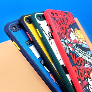 Case opppo A93 i6/ i7/i8/ i7+/i8+/ i12 พร้อมส่งจากไทย!! เคสขอบกันลื่น เคสกันเลนส์กล้อง เคสกันกล้อง เคสเท่ เคสพิมพ์ลาย