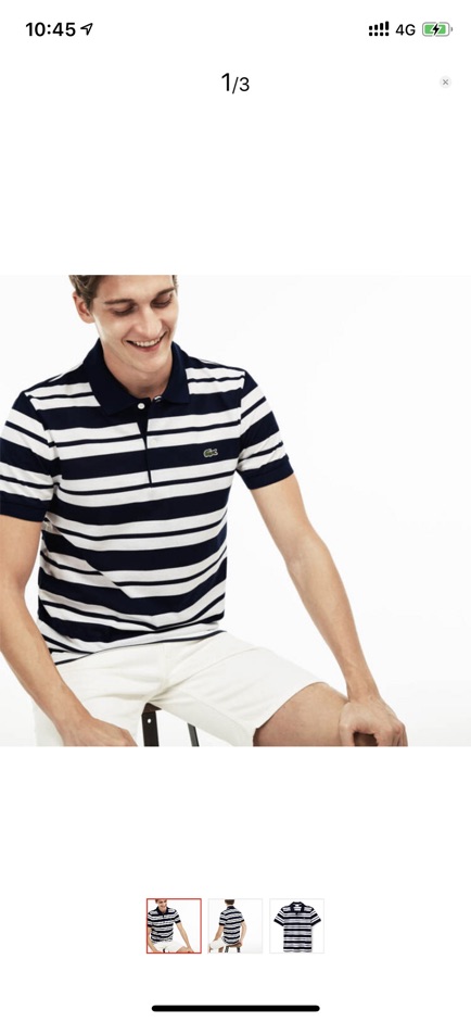 lacoste-men-s-slim-fit-mercerised-pique-striped-เสื้อโปโล-ลาครอส-ใหม่ป้ายห้อย