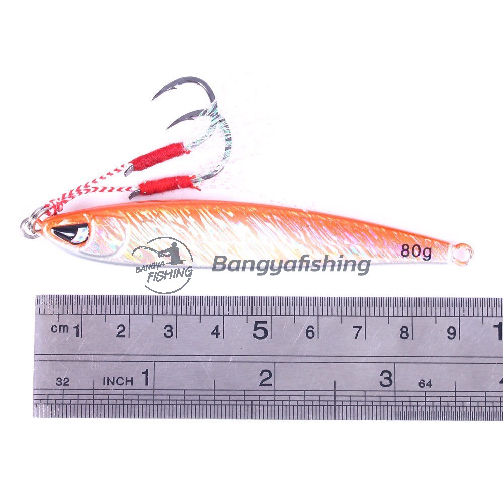 เหยื่อจิ๊กกิ้ง-jigging-เหยื่อ-speedjig-80g-แคส-ตกปลาเก๋า-ปลาอินทรี-เหยื่อตกปลา-อุปกรณ์ตกปลา-งานทะเล