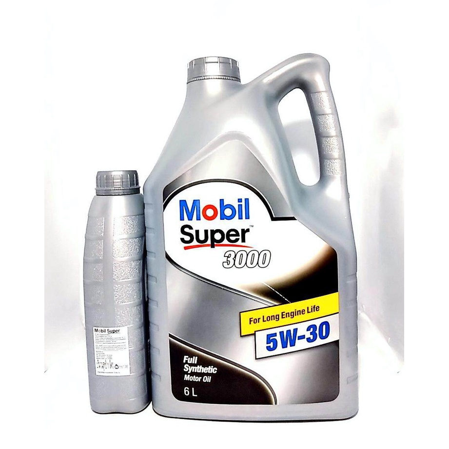 Mobil Super 3000 5W-30 6+1ลิตร น้ำมันเครื่องยนต์ดีเซล car-lubricants ...