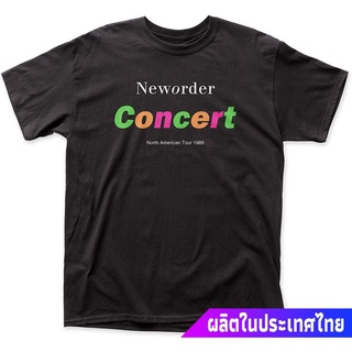 Impactเสื้อยืดถักฤดูร้อน Impact Merchandising New Order Concert Adult Tee Impact Mens Womens T-shirts