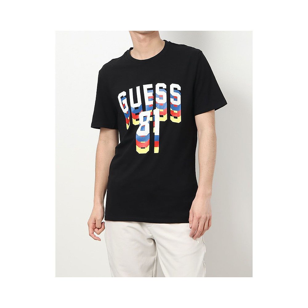 s-5xl-guess-เสื้อยืดแขนสั้น-ผ้าฝ้าย-พิมพ์ลาย-แฟชั่นฤดูใบไม้ผลิ-และฤดูร้อน-สําหรับผู้ชาย