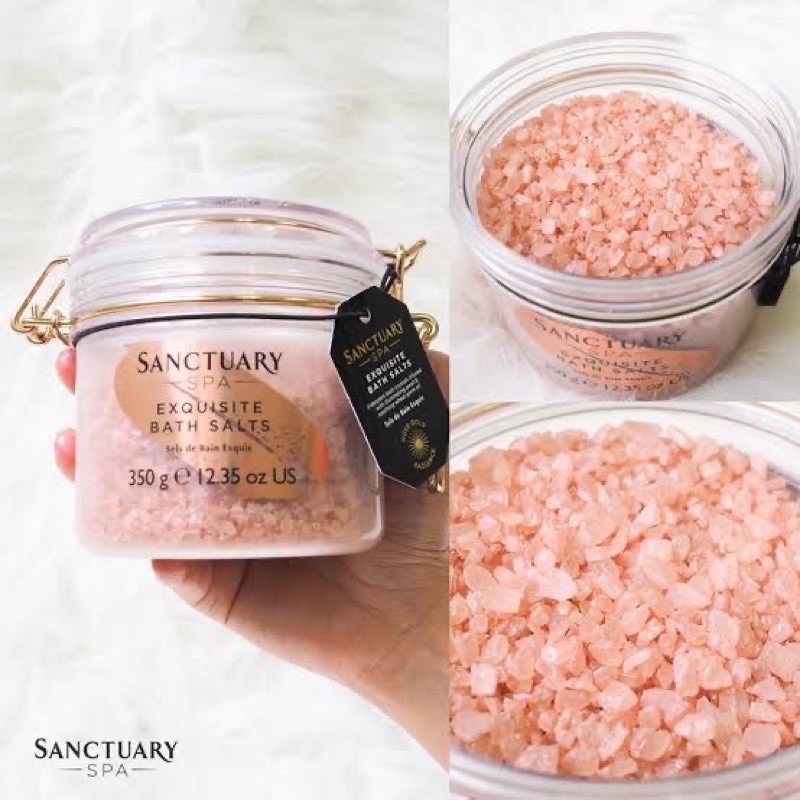 เกลือสปาบำรุงผิว Sanctuary Spa Exquisite Bath Salts 350g Shopee Thailand