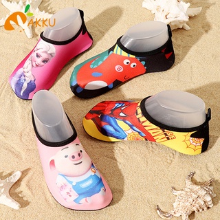 รองเท้าแตะชายหาด กันลื่น สำหรับเด็กผู้หญิง เหมาะกับการดำน้ำ ว่ายน้ำ AKKU