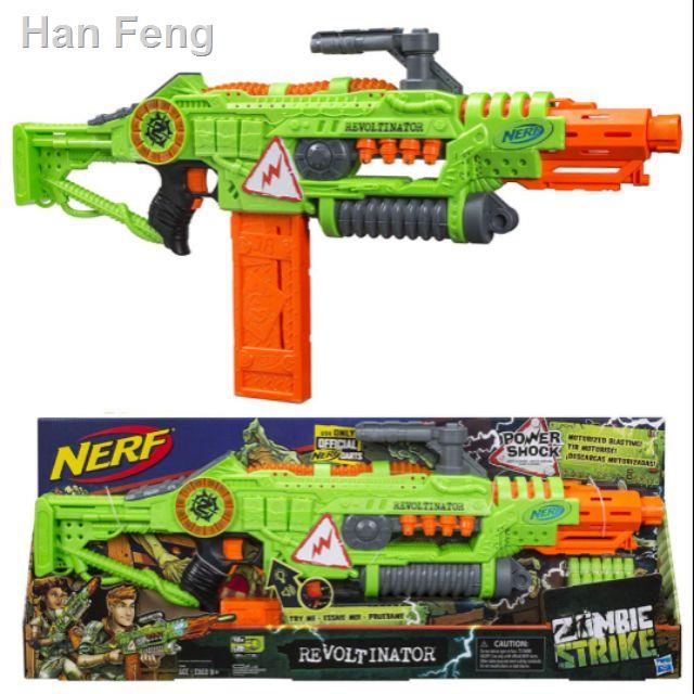รวดเร็ว□♞♧NERF Revoltinator Zombie Strike Toy Blaster Gun with Motorized  Lights Sounds & 18 Official Darts ปืนเนิร์ฟ ออ | Shopee Thailand