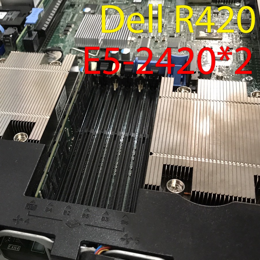 (ส่งฟรี รับประกัน 1 ปี ออก vat ได้) Server Dell R420 CPU E5-2420*2/E5 ...