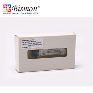 ภาพขนาดย่อของภาพหน้าปกสินค้าSFP Module transceiver 1000Base-LX Single-mode, 3.3V, LC Port, 10KM BISMON จากร้าน bismon_coltd บน Shopee