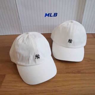 MLB nano logo unstructured ball cap สีขาว