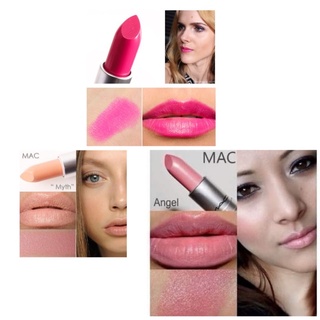 Beauty-Siam แท้ทั้งร้าน !! แบ่งขายลิปสติกแมค 3 สี MAC LIPSTICK แบ่งขายใส่กระปุก แถมแปรงทาลิปฟรี แท้100%