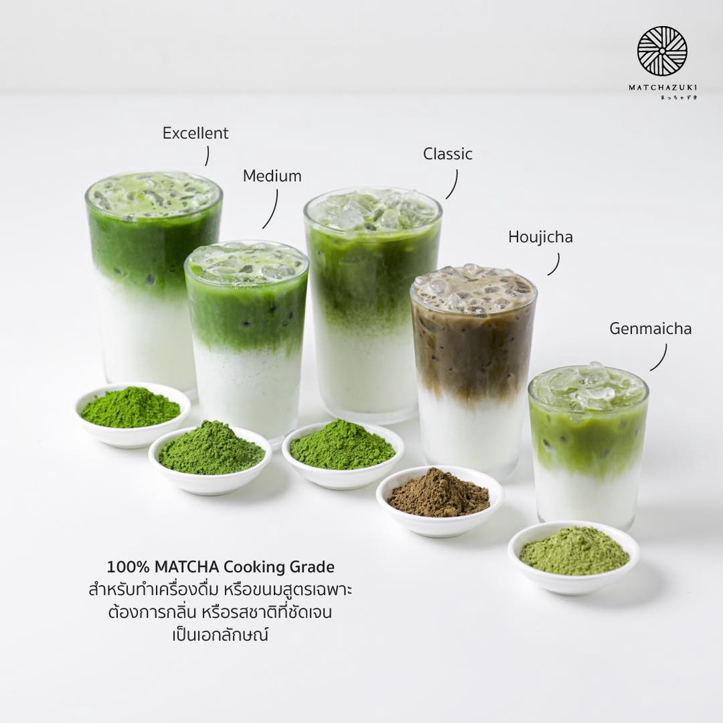 ภาพหน้าปกสินค้าMATCHAZUKI ผงมัทฉะญี่ปุ่นเกรดพรีเมียม  Japanese Matcha  บดจากใบชาญี่ปุ่นแท้100% จากร้าน matchazuki_01 บน Shopee