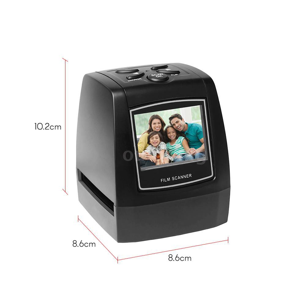 ภาพสินค้าPCERProtable Negative Film Scanner 35mm 135mm Slide Film Converter Photo Digital Image Viewer with 2.4" LCD Build-in Ed จากร้าน pcexpert.th บน Shopee ภาพที่ 7