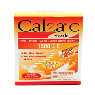 ภาพขนาดย่อของภาพหน้าปกสินค้าCalza C Powder 1500mg กล่อง 30 ซอง บำรุงกระดูกมีวิตามินซี Calza-C มีส่วนช่วยในการเสริมสร้างกระดูกและข้อ จากร้าน p4ushop บน Shopee ภาพที่ 4