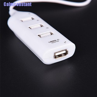 Calmconstant อะแดปเตอร์แยกฮับ Usb 2. พอร์ต 0 ความเร็วสูง 4 พอร์ต สําหรับคอมพิวเตอร์ แล็ปท็อป Pc