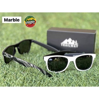 TRAILWAY MARBLE แว่นกันแดด เลนส์ Polarized ตัดแสงดีเยี่ยม ไม่มีภาพซ้อน ไม่มึนหัว ไม่ลายตา (TJT)