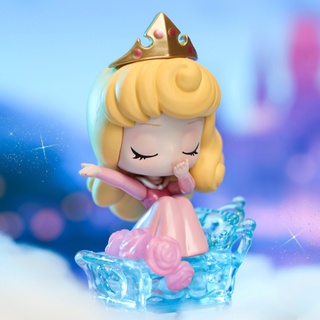 【ของแท้】TOPTOY ชุดกล่องสุ่ม ตุ๊กตาฟิกเกอร์ Disney Princess Fairy Town 8 แบบ