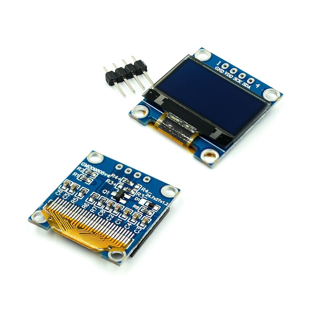 ภาพสินค้า0.91 0.96 1.3 1.54 2.42 inch IIC Serial White blue OLED Display Module 128X64 I2C 12864 LCD for Arduino จากร้าน relandor.th บน Shopee ภาพที่ 7